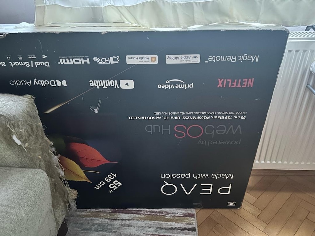 Az Kullanılmış Kutulu 55" Peaq 4K WebOS Smart LED TV + Duvar Aparatı - 3
