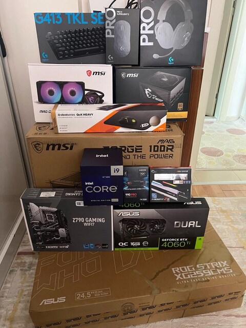 OZEL FİYAT!! SAHİBİNDEN TEMİZ OYUNCU GRAFİK PC SET OLARAK
