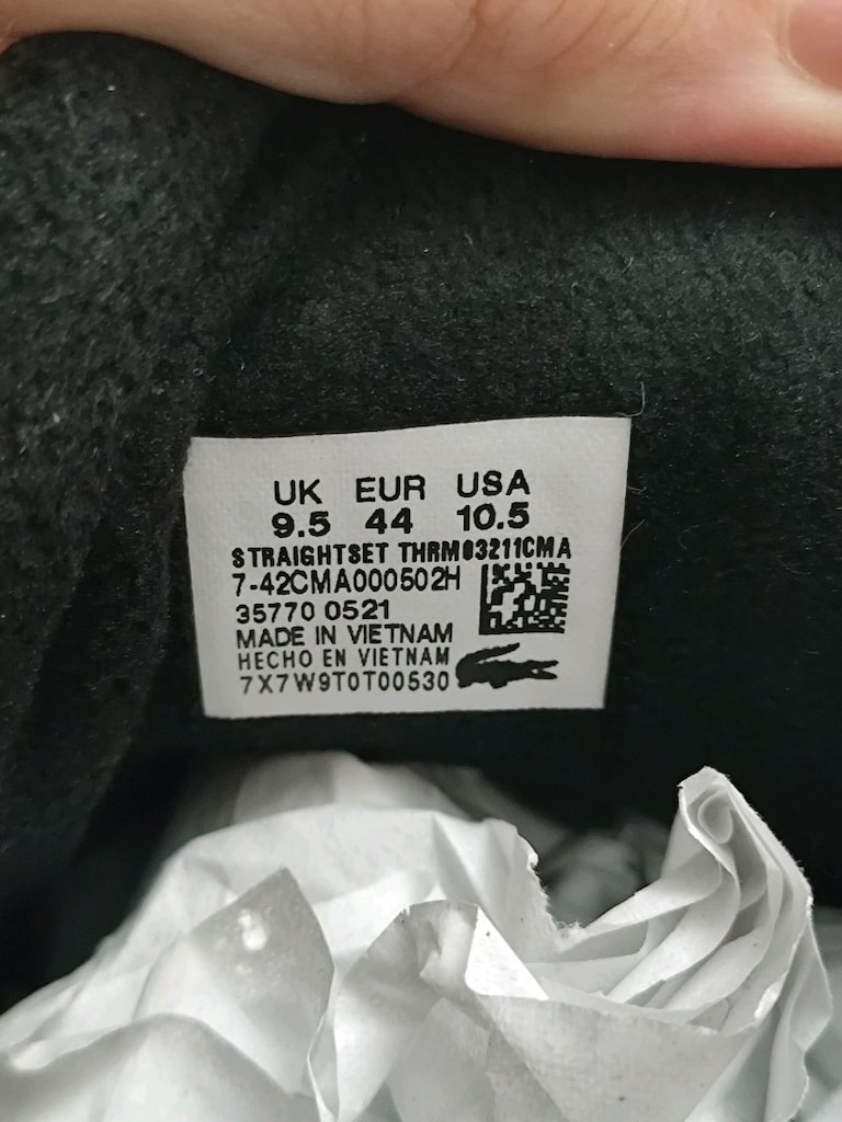 Lacoste 44 numara bot - Sıfır - 4