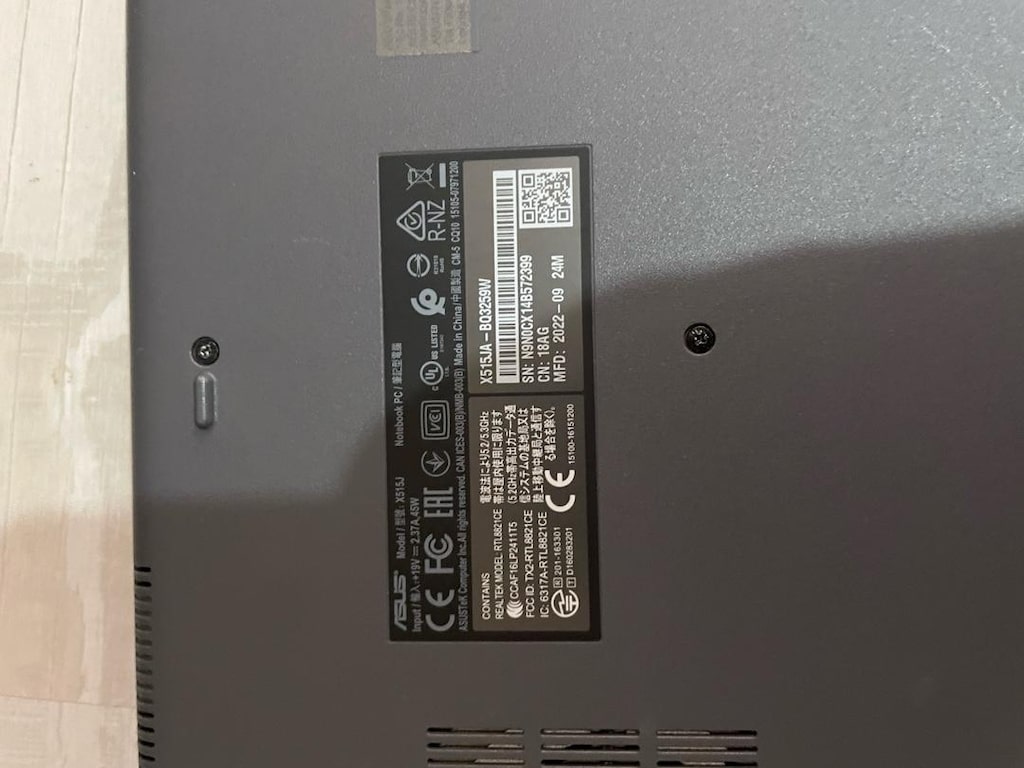 Anakart arızalı Asus X515Ja - 3
