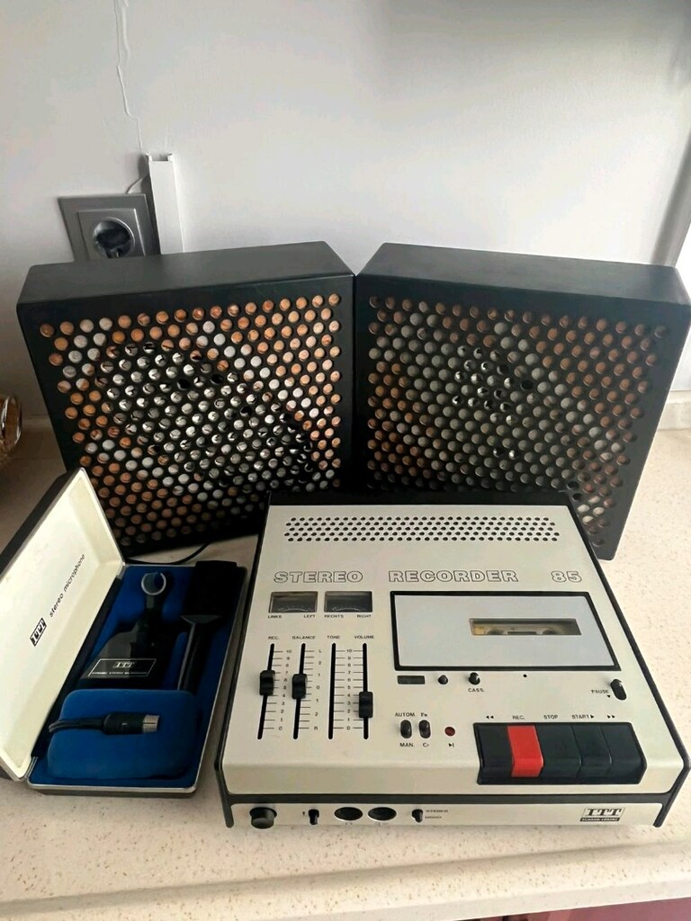 ITT Stereo Recorder 85 - Nostaljik Kasetçalar & Teyp Seti - 2