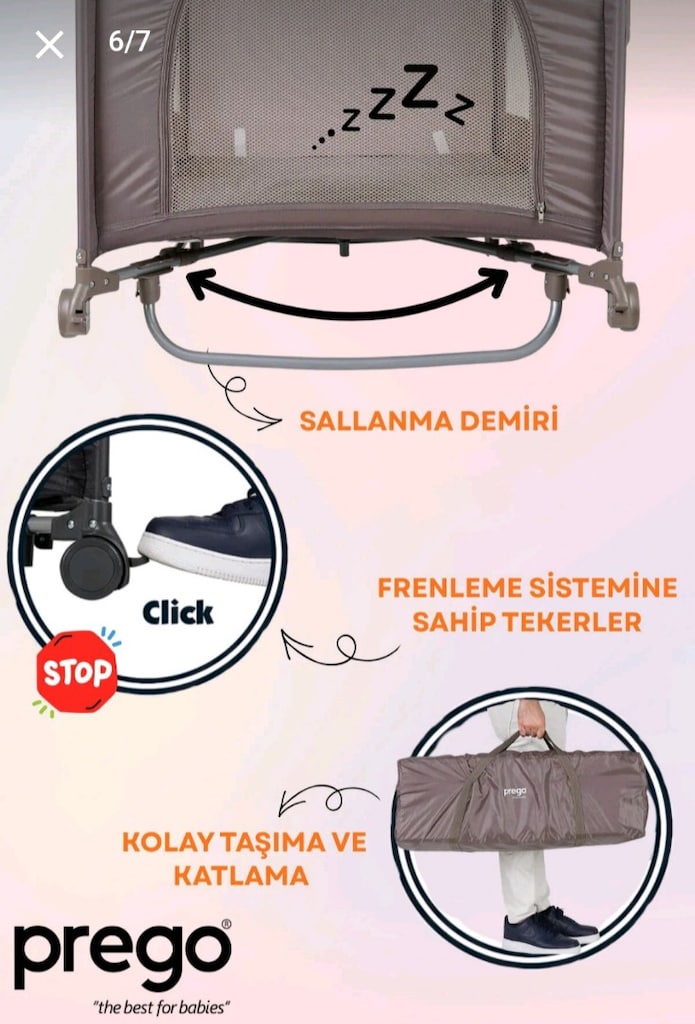 prego park beşik+yatak - 3