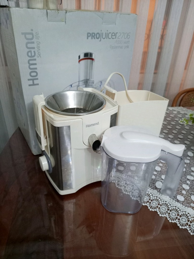 Sıfır Ayarında Homend Projuicer 2705 Meyve Sıkacağı (Eksiksiz) - 6
