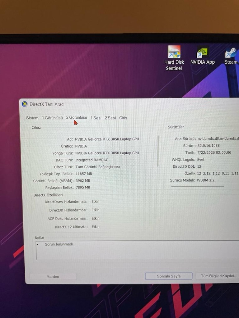 Asus Rog Strix g15 temiz oyuncu laptop - 8