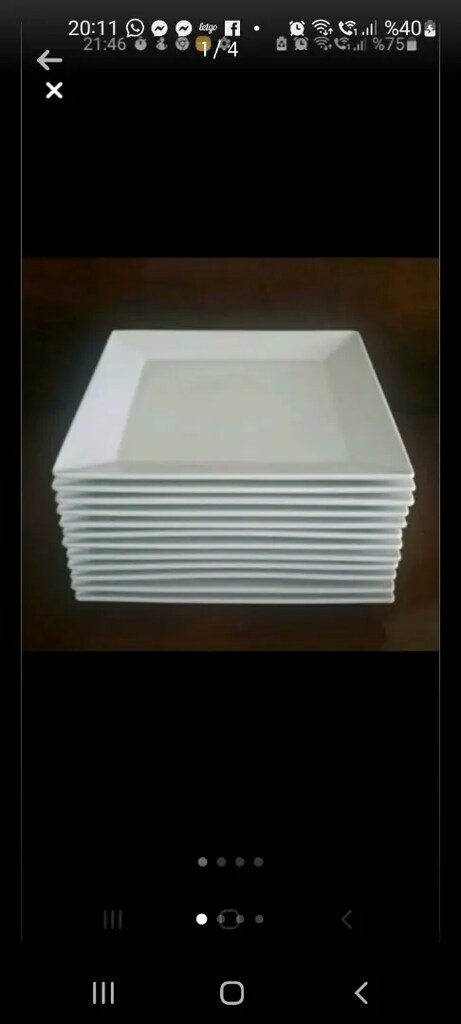 Güral porselen yemek tabagi 6 adet - 3