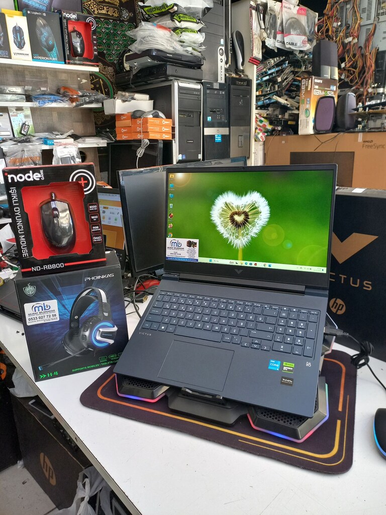 NOKTA HATASIZ!!! HP VİCTUS İ5 14HX İŞLEMCİLİ RTX 4050 120WATT - 4