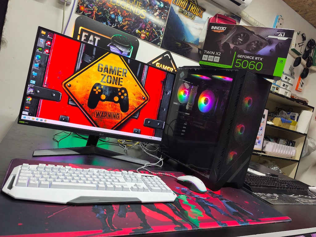 DDR5 Ryzen 5 7500F-16 GB-1 TB-RTX5060 8GB-27 İnc 180Hz Monitör - 8