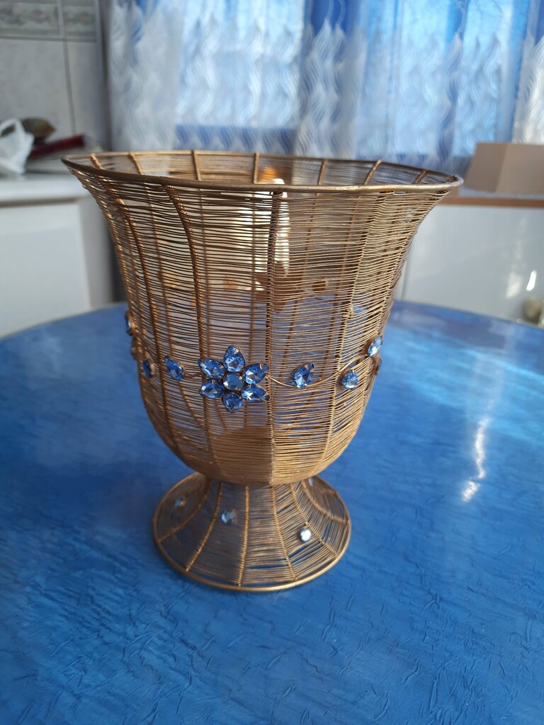 SIFIR GİBİ İŞLEMELİ VAZO - 2