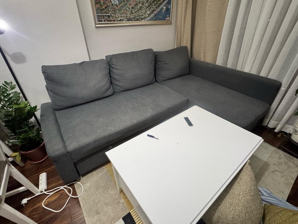 Ikea l köşe yataklı bazalı koltuk - 3