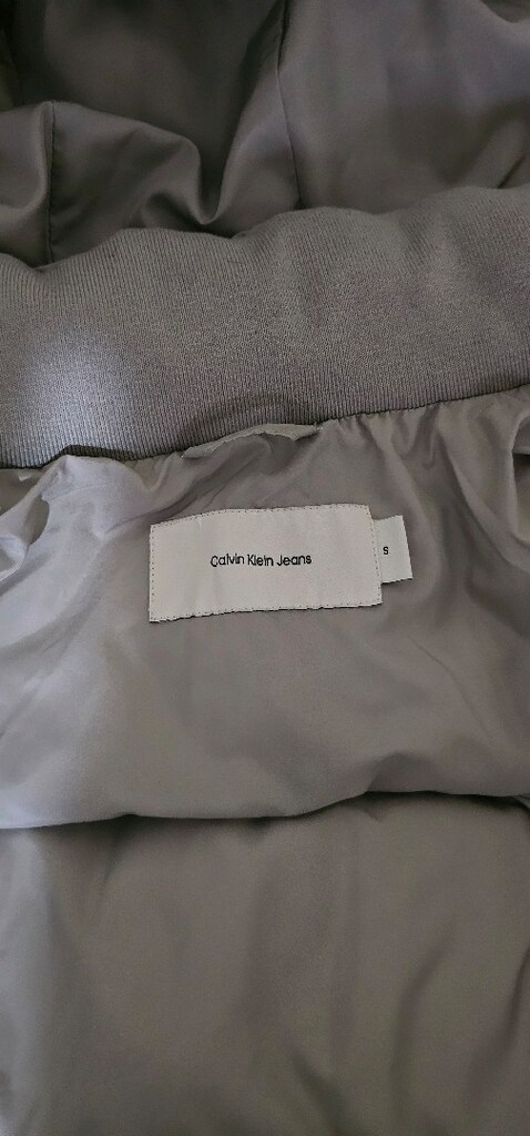 calvin klein erkek gri mont — görsel 7/7