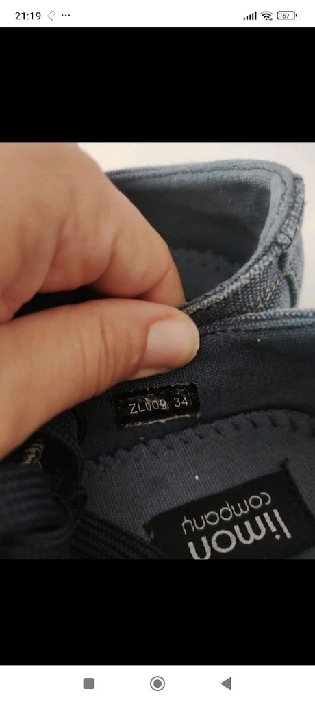 BOYNER LİMON MAVİ DENİM Sneakers Spor Ayakkabı Converse 34 polo - 3