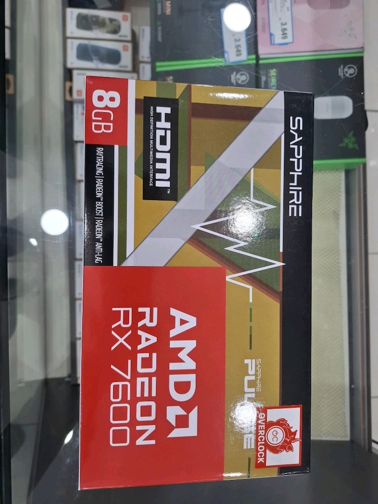 Sıfır Sapphire AMD Radeon RX 7600 8GB GDDR6 | 2 Yıl Garantili | Fatura