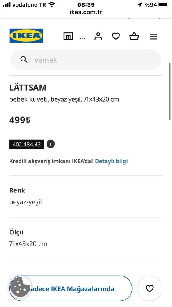 BEBEK KÜVETİ IKEA - 4