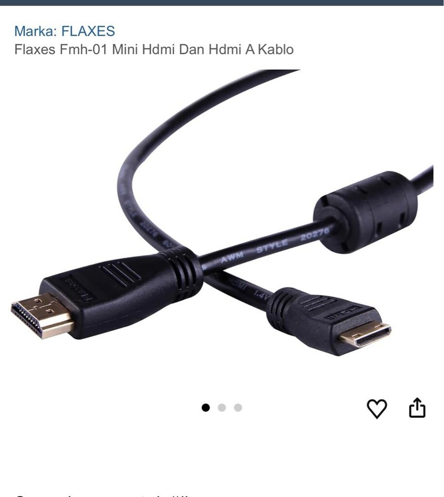 ALTIN UÇLU HDMI KABLO SPESİFİK ÖZEL ÜRÜN - 5