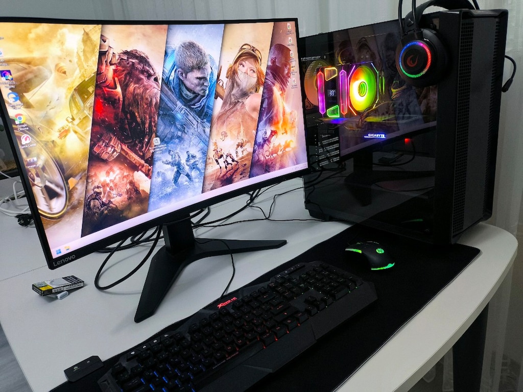 masa üstü bilgisayar komple set gaming pc