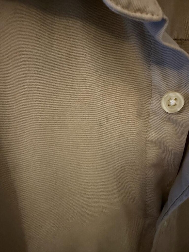 Bej Gabardin Uzun Kollu Erkek Gömlek - 6