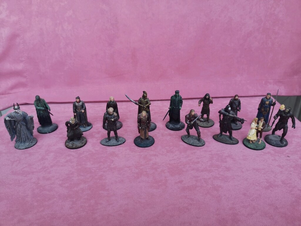Yüzüklerin efendisi kurşun figürler - 13
