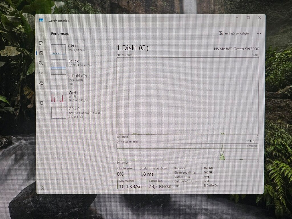 Dell Workstation E2236 32GB Quadro RTX 4000 8GB 512GB Nvme W11Pro - 7