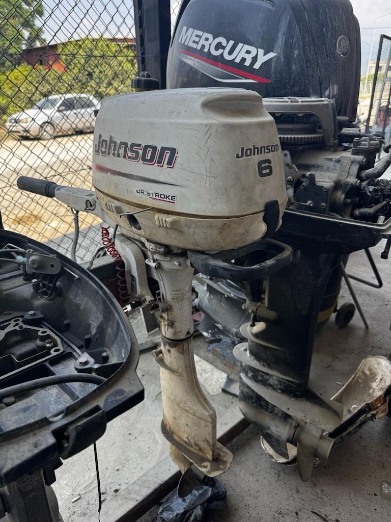 JOHNSON 6HP UZUN ŞAFT 4 zamanlı deniz motor YATCH yedek - 2