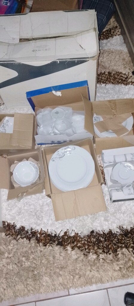 Ev eşyası Çelik ve Granit tencere seti,yemek ve kaşık çatal seti - 4