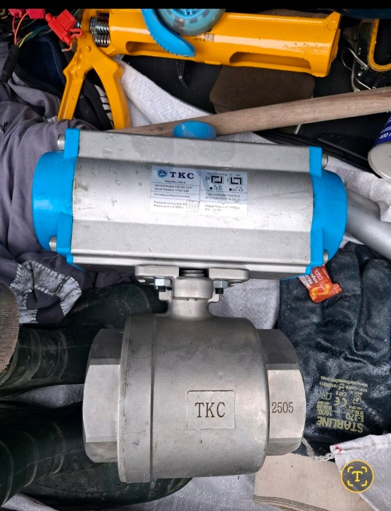 TCK 3 CF8 1000 WOG, endüstriyel akış kontrol vanası - 2