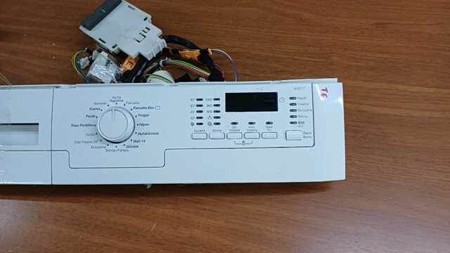 Arçelik 8103 Y Çamaşır makinesi Anakart Kablo Tesisat Grubu