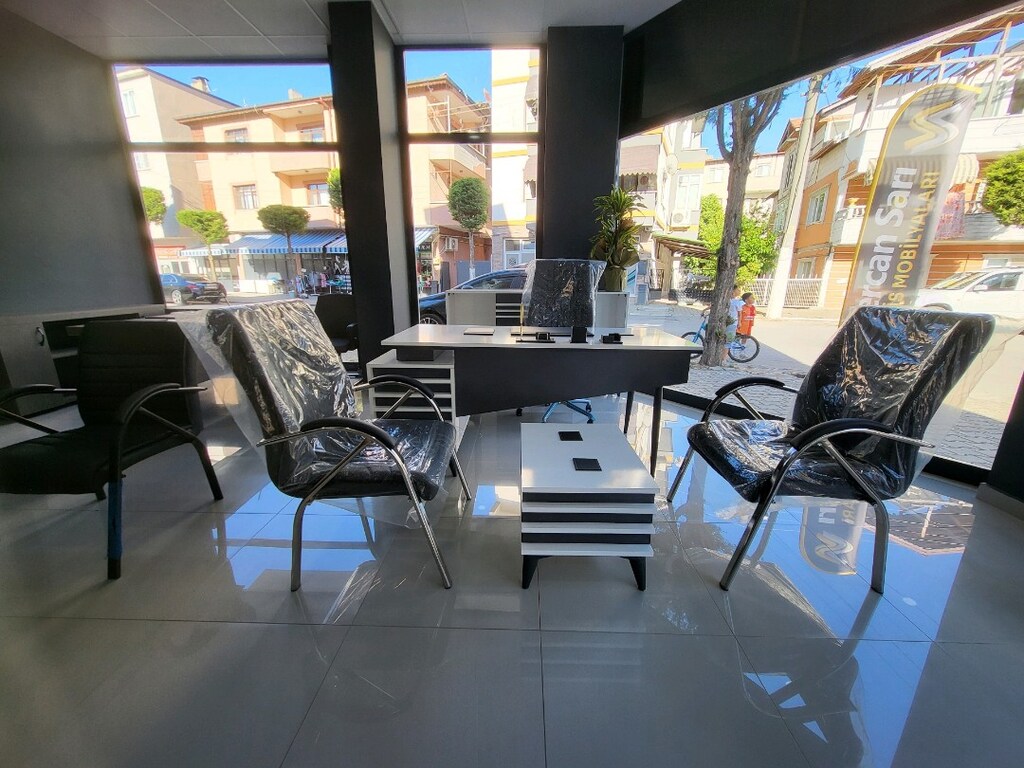 OFİS MOBİLYASI MAKAM ODASI BÜRO TAKIMI KOMPLE SET KOLTUKLAR DAHİL - 13