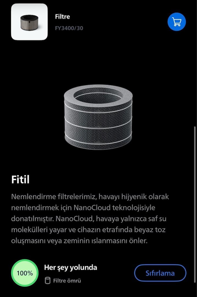 Phılıps AC3420/10 3400 Serisi Hava Temizleyici ve Hava Nemlendirici - 6