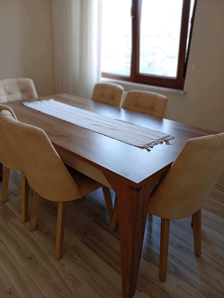 Çetmen Yemek Masası ve 6 Adet Sandalye - 12