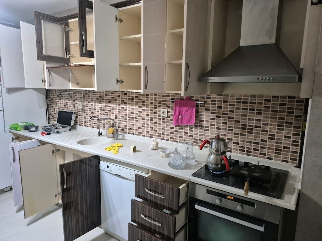 Mutfak Dolabı, Tezgah ve bataryası, Davlumbaz ikinci el - 3