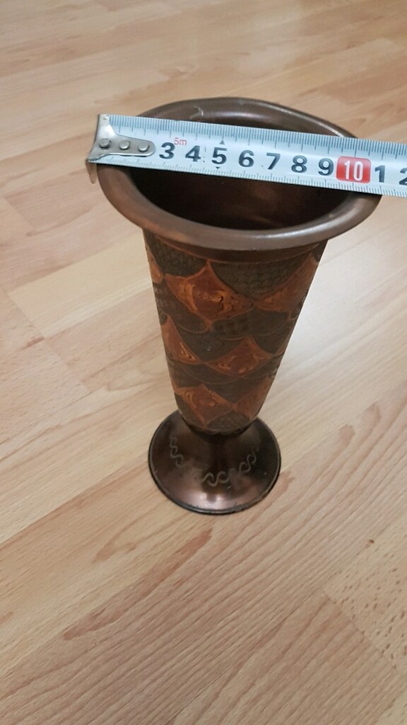 erzincan işlemeli 20 cm vazo - 6