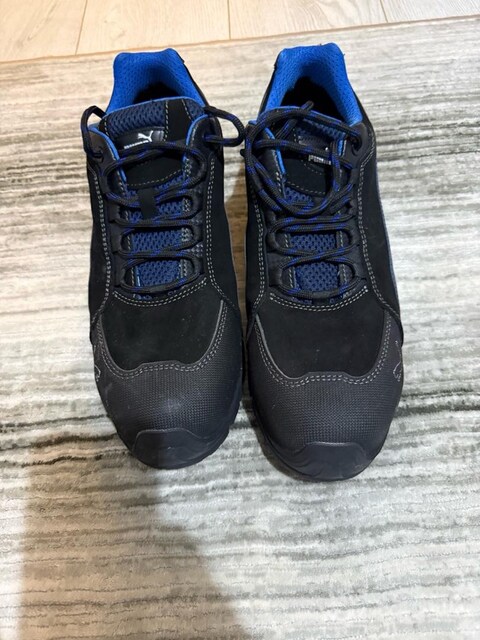 Puma Safety Rio Low Mavi Siyah Alüminyum Burunlu Kaydırmaz İş Ayakkabı