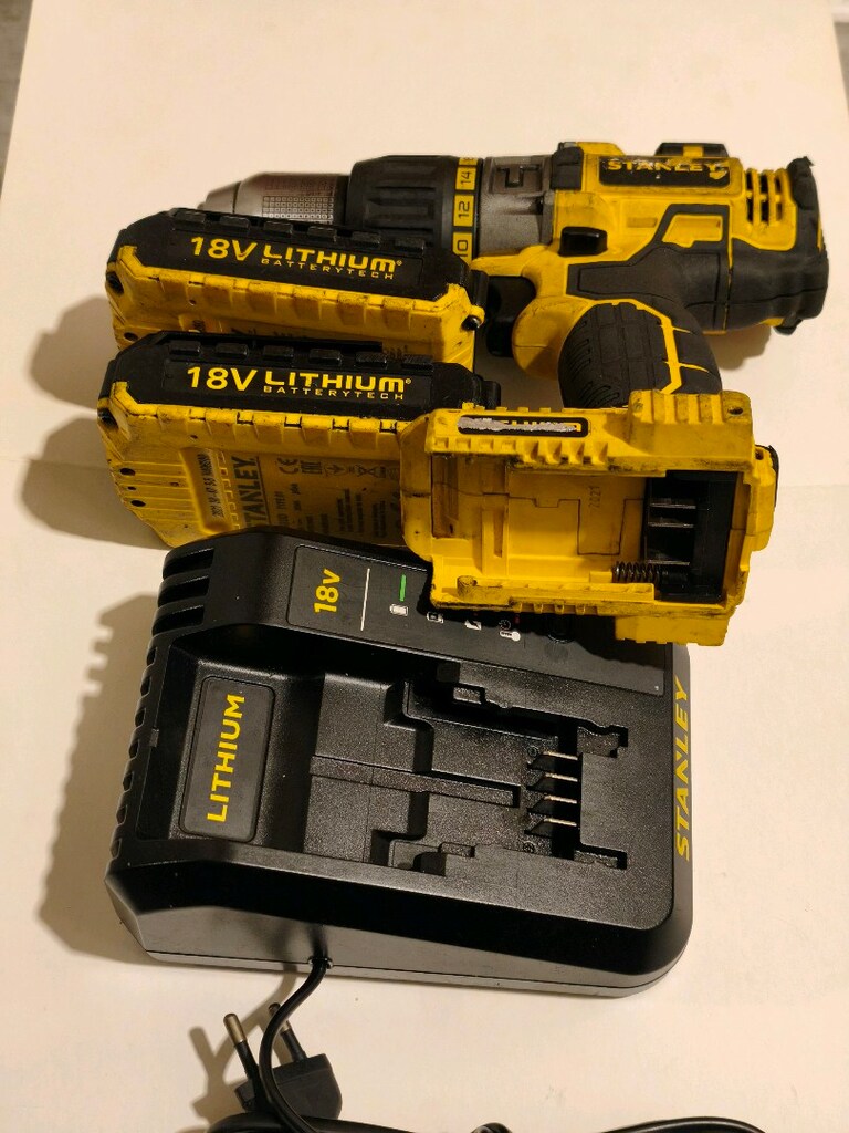 ORİJİNAL STANLEY 18 VOLT ŞARJLI DARBELİ MATKAP - 4