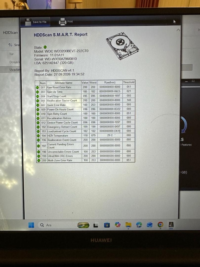 WD Taşınabilir Harddisk 320gb HDD - 4