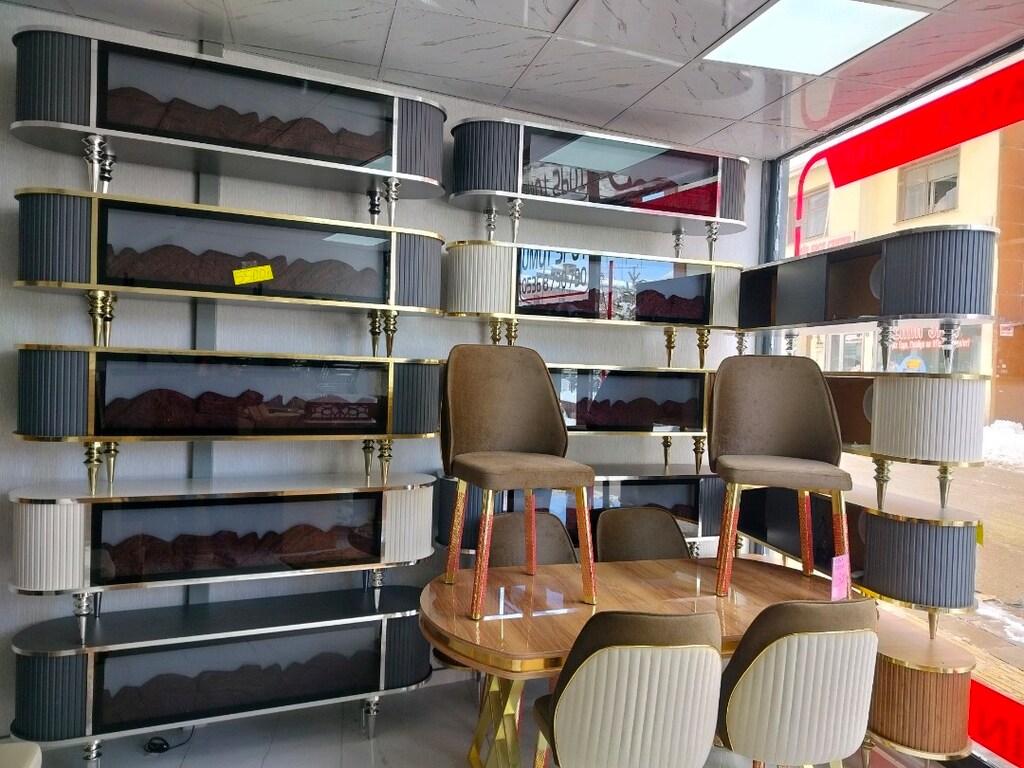 LÜKS MEDEFE OVEL MASA SANDALYE TAKIMI 16500₺ - 3