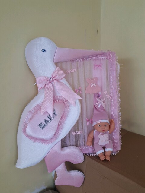hoşgeldin bebek süslemesi