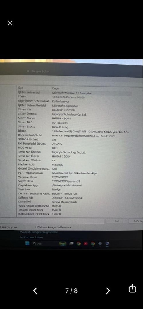 4060-12400f hazır sistem - 5
