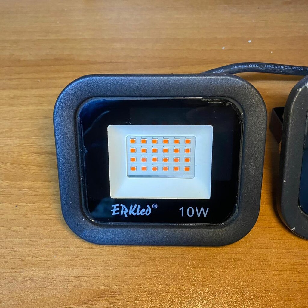 Erkled 10w projektör beyaz mavi kırmızı - 2