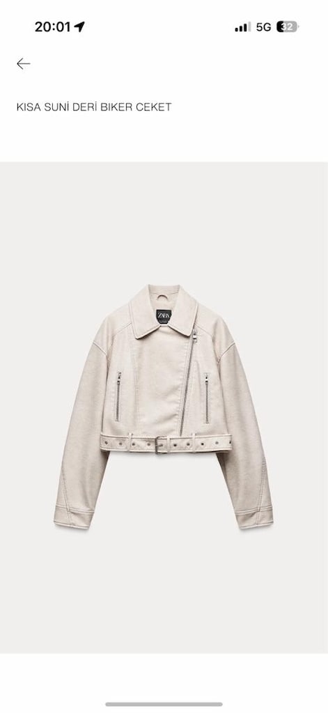 zara suni deri ceket
