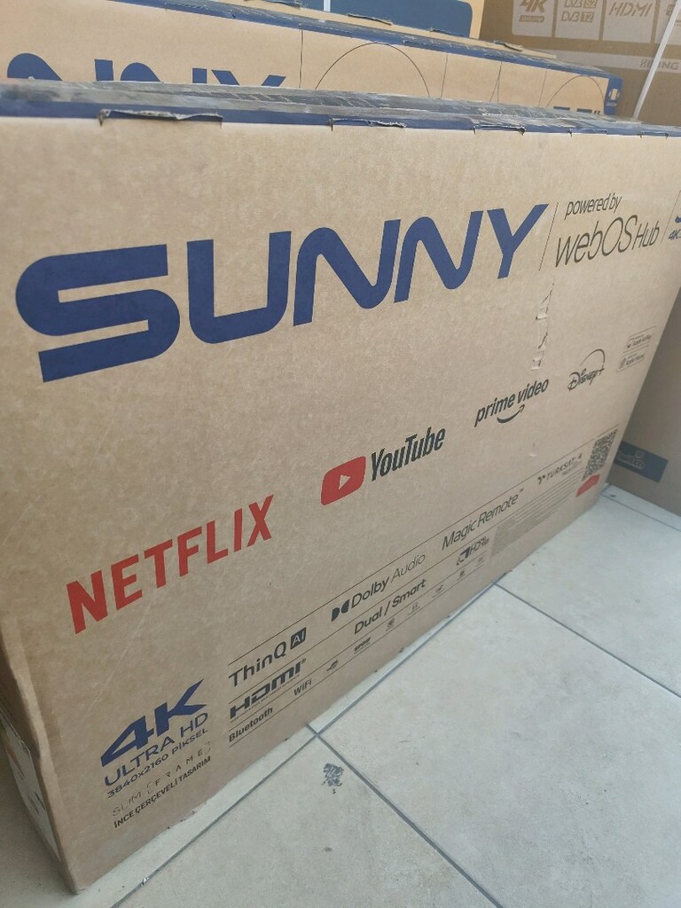 SUNNY 50 İNÇ 127 EKRAN 4K UHD WEBOS DAHİLİ WİFİ UYDU SIFIR - 4