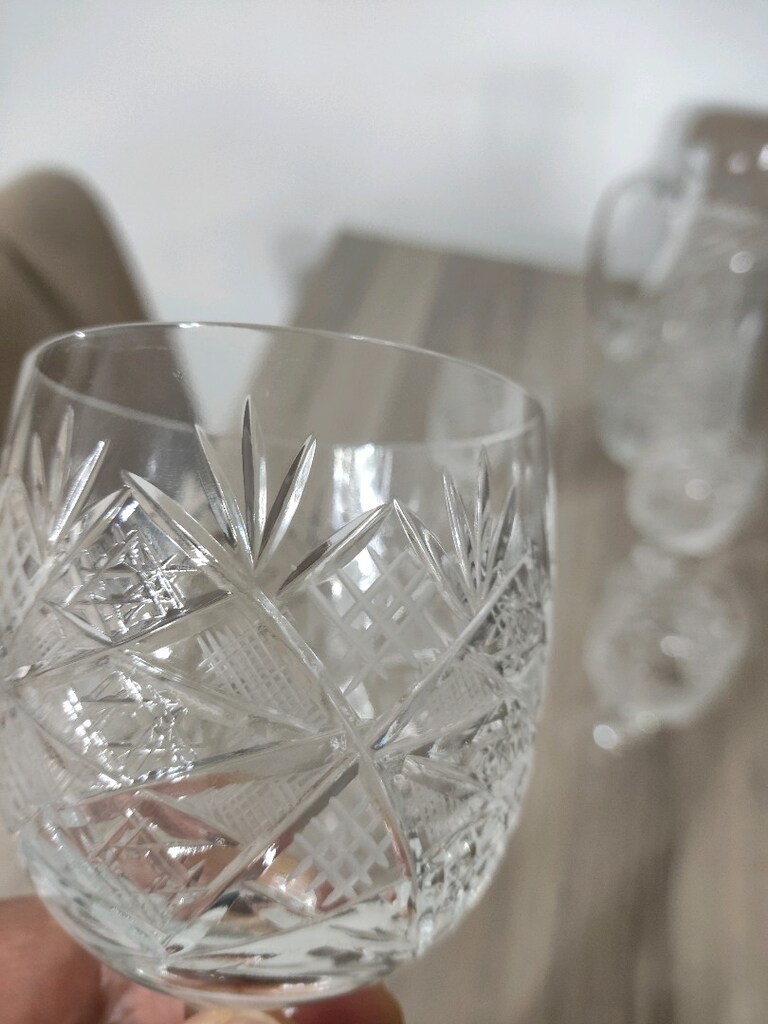 kesme kristal kadeh takımı - 6
