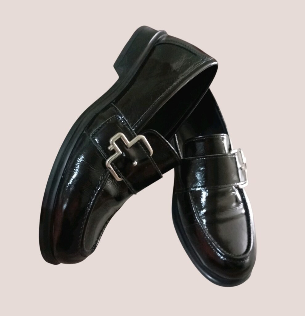 #Derşmod Rugan Deri Loafer Ayakkabı - 2
