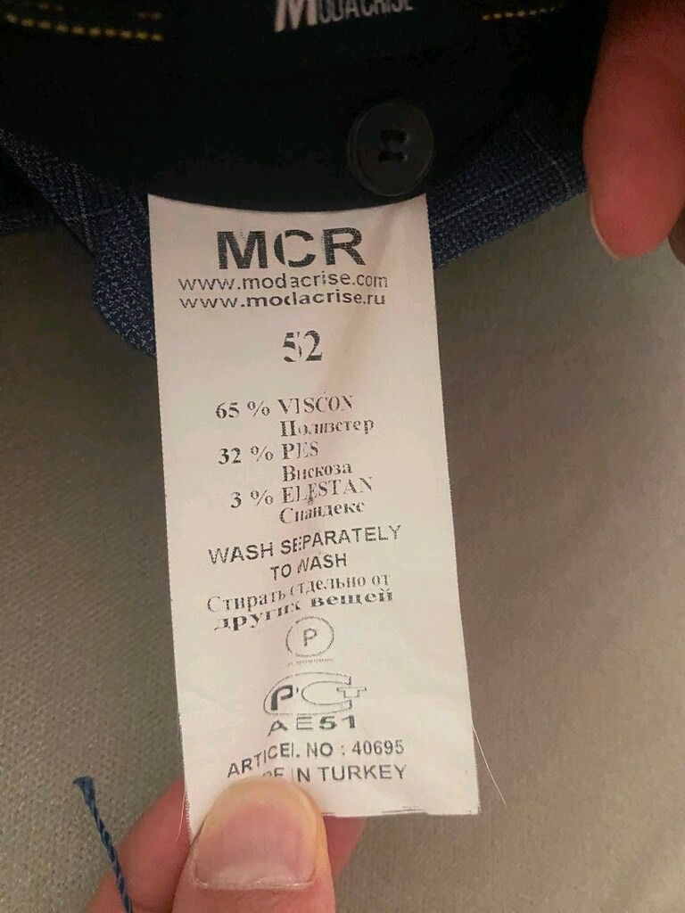 mavi ekoseli takım elbise - 2
