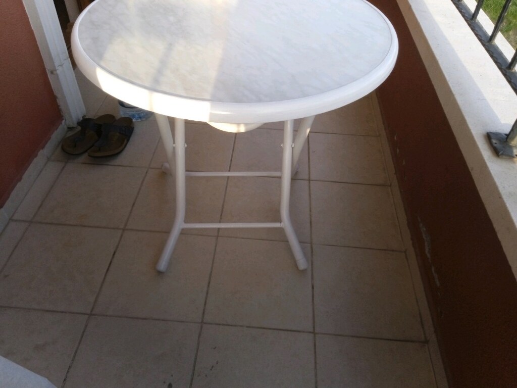 ÜZERİ MERMER DESENLİ KATLANIR MASA KALİTELİ - 7