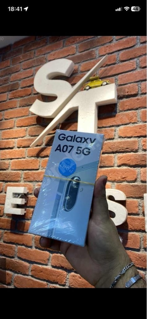 SIFIR KUTUSUNDA TÜRKİYE SAMSUNG A07 5G ST İLETİŞİM’DE