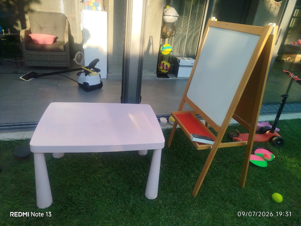 İmaginarium Ahşap Mutfak+Ikea oyuncak dolabı+ masa + yazı tahtası - 17