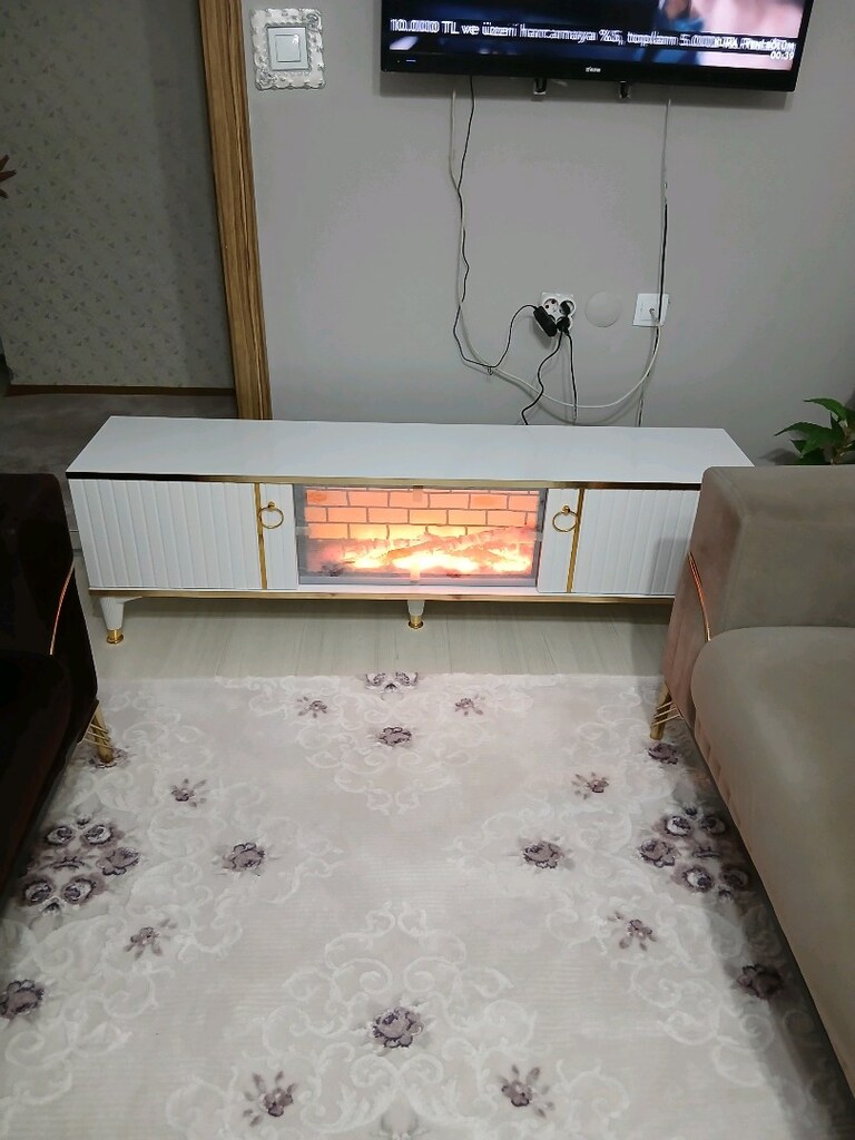 ŞÖMİNE TV ÜNİTE SIFIR ÜRÜN FABRİKADAN - 3