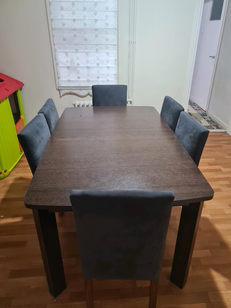 Satılık Açılır Yemek Masası + 6 Sandalye - 2