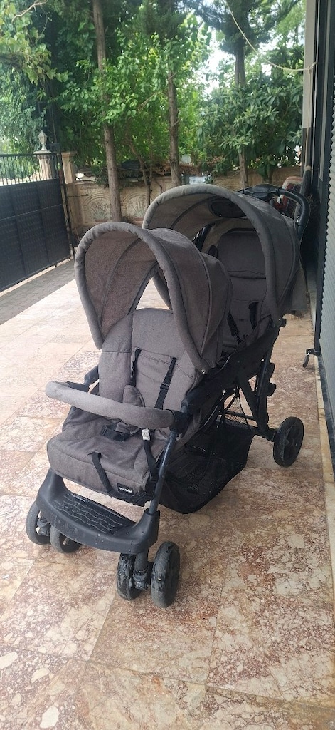 ikiz bebek arabası saglam temiz - 5