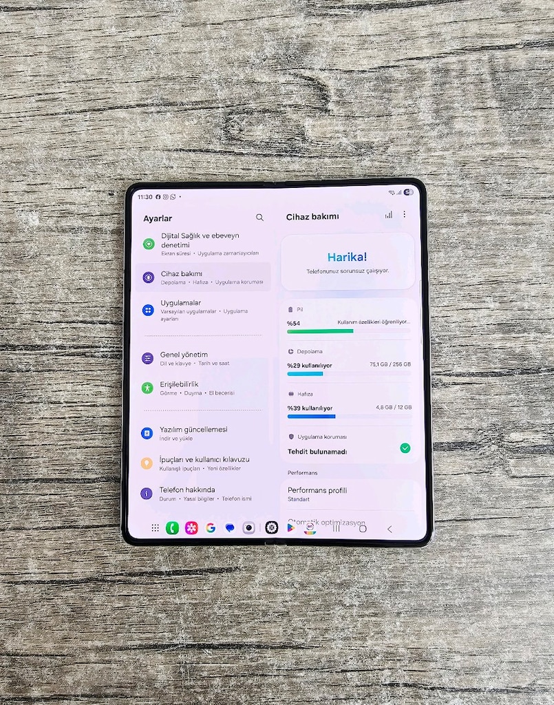 SAMSUNG ZFOLD 4 256 GB ORİJİNAL SORUNSUZ TÜRKİYE CİHAZI - 2
